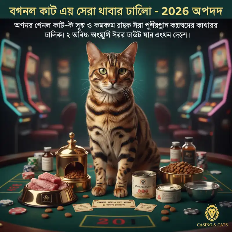 বেঙ্গল ক্যাট এর সেরা পুষ্টিগুণ সম্পন্ন খাবার